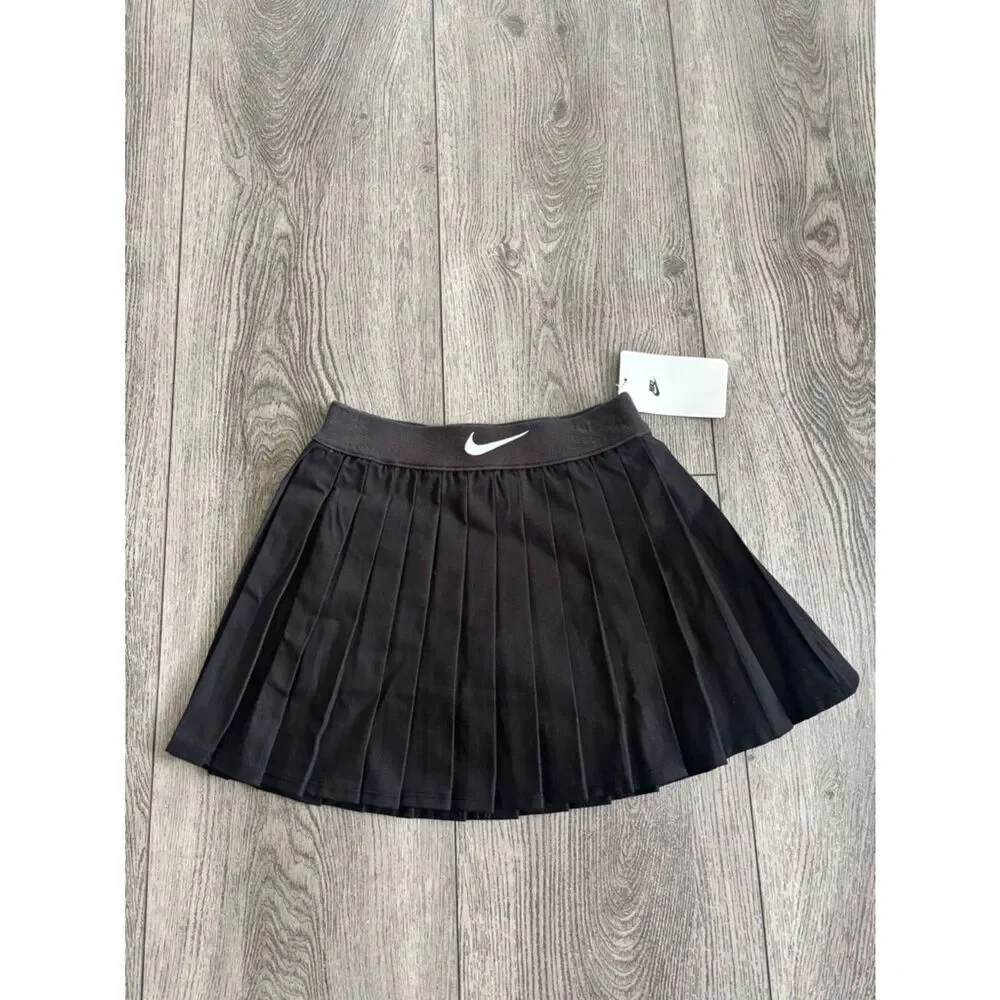 Nike Black Pleated Athletic Mini Skort